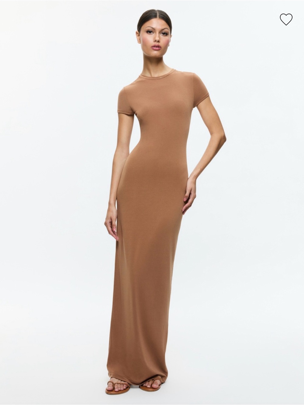 Alice + Olivia - Delora Two-Way Maxi Dress in Camel